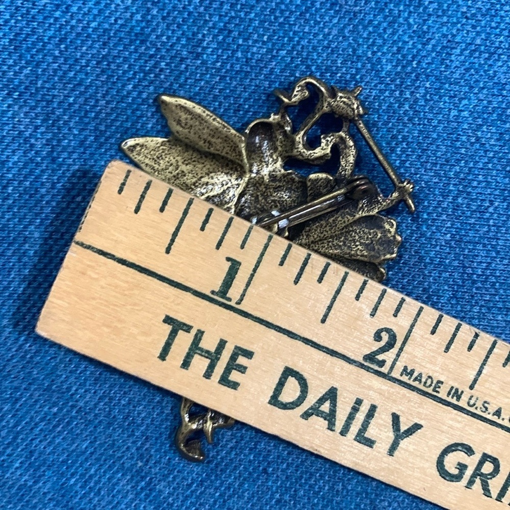 Jonette‎ Jewelry (JJ) Vintage Fairy Pin/Brooch Glitter Enamel 1980’s - Picture 7 of 7